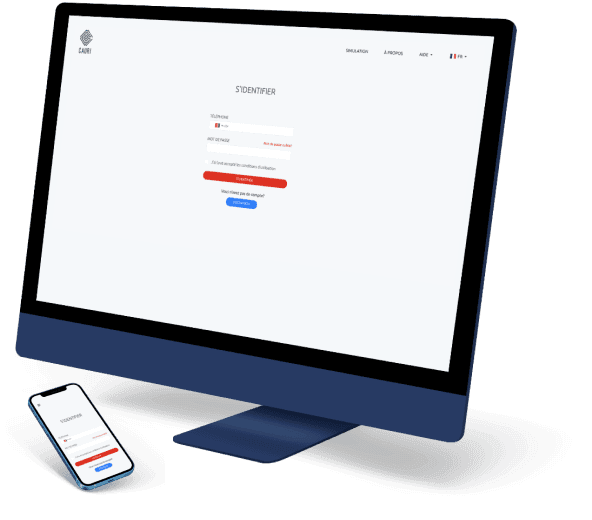 Cauri Wallet app presentation screen